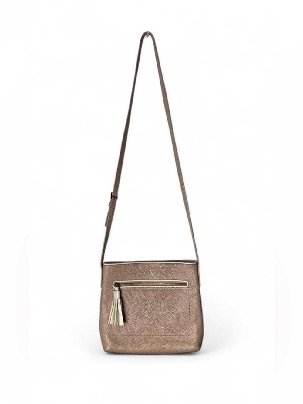 Kate Spade Chester Street Dessi Leather Crossbody Bag Pumice